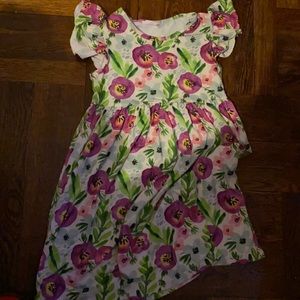 Buttery flower dress